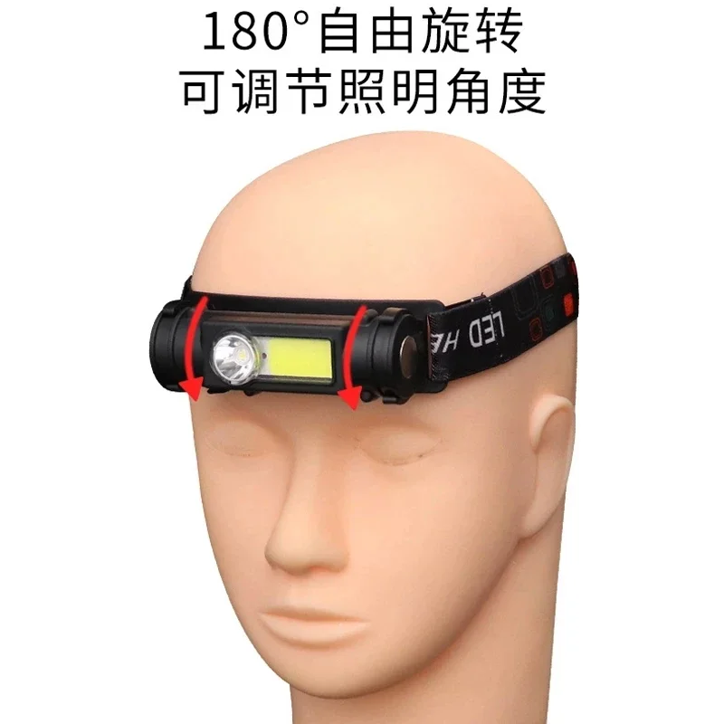 Long-last 2 Mode Adjustable LED Eyelash Extension Waterproof Lamp USB Light Headlamp For Eyebrow Lips Microblading Tattoo