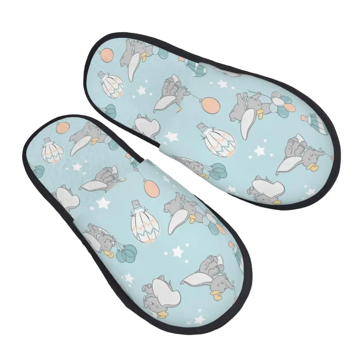 

Custom Dumbo Cozy Scuff With Memory Foam Slippers Women Anime Bedroom House Shoes