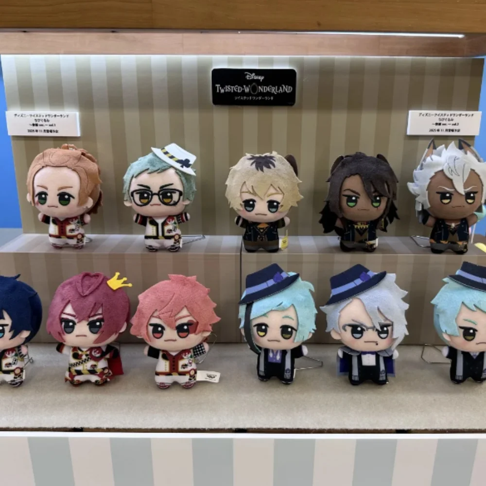 

Плюшевые куклы-подвески 10 см по мотивам Twisted Wonderland: Эйс, Трэй, Клоуэр. Коллекционные игрушки для фанатов, подарок на праздники и вечеринки.