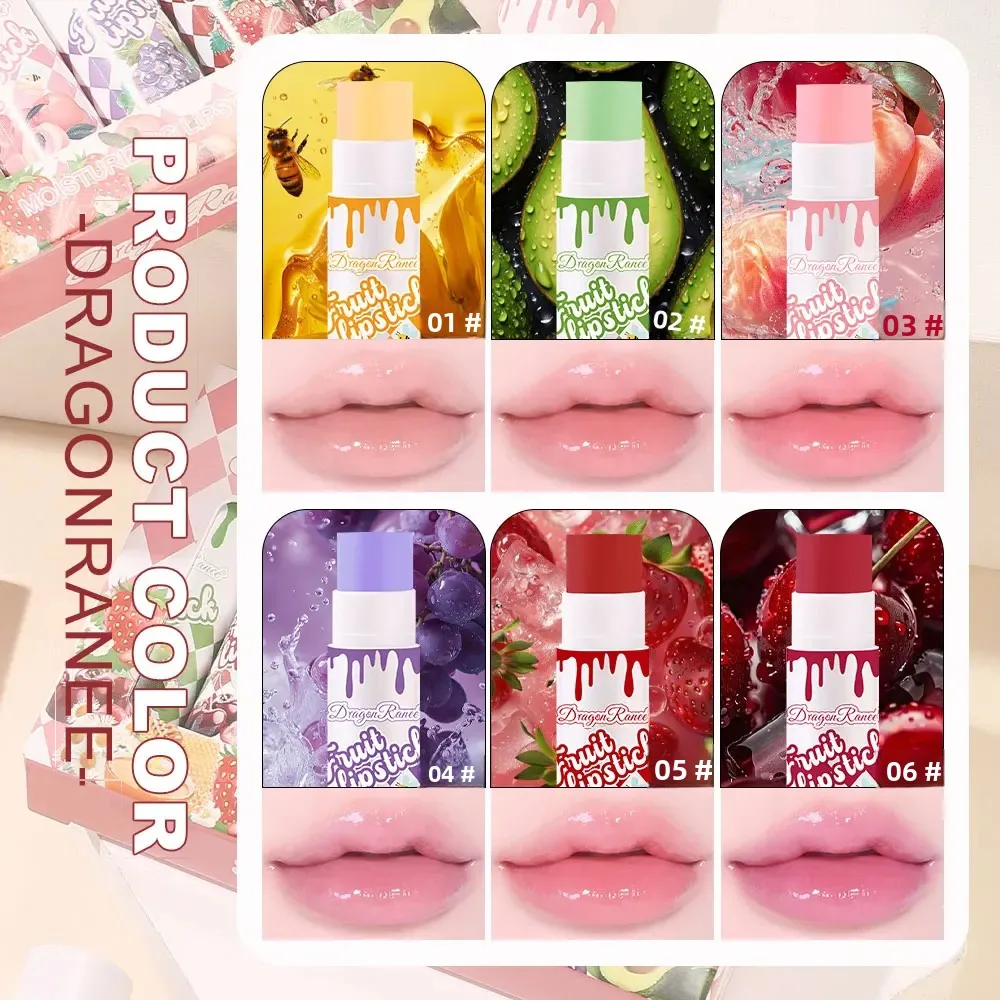 ลิปบาล์มบำรุงริมฝีปาก กลิ่นหอม ช่วยบำรุงและฟื้นฟูริมฝีปากแห้ง 6 สี