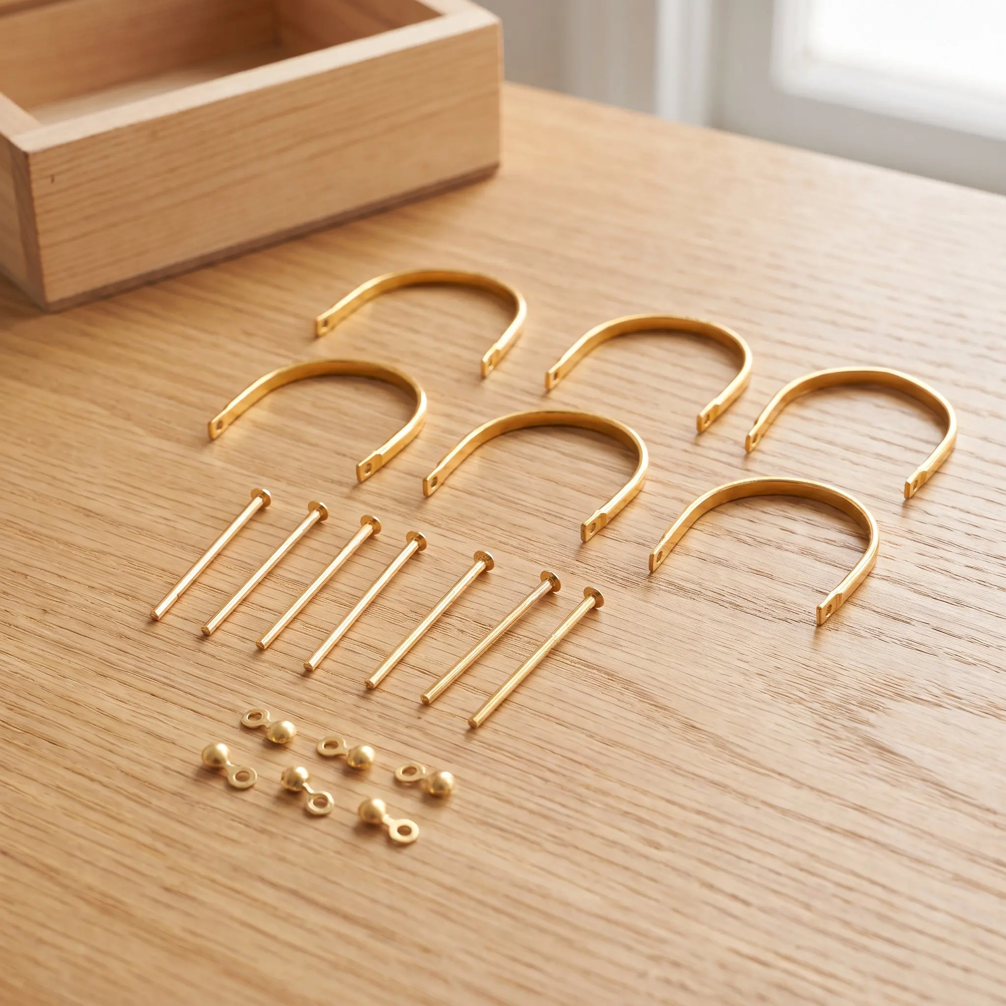 6Set Folding Fan Shaft Rivets Metal Repair Clips Fasteners Smooth Opening Closing Ideal Tea Ceremony Fan Restoration Kit
