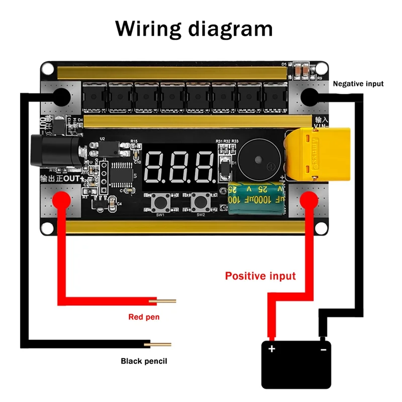 

12V Voltage Handheld Spot Welder Portable 18650 Mobile Phone Lithium Battery Spot Welding Machine DIY Accessories