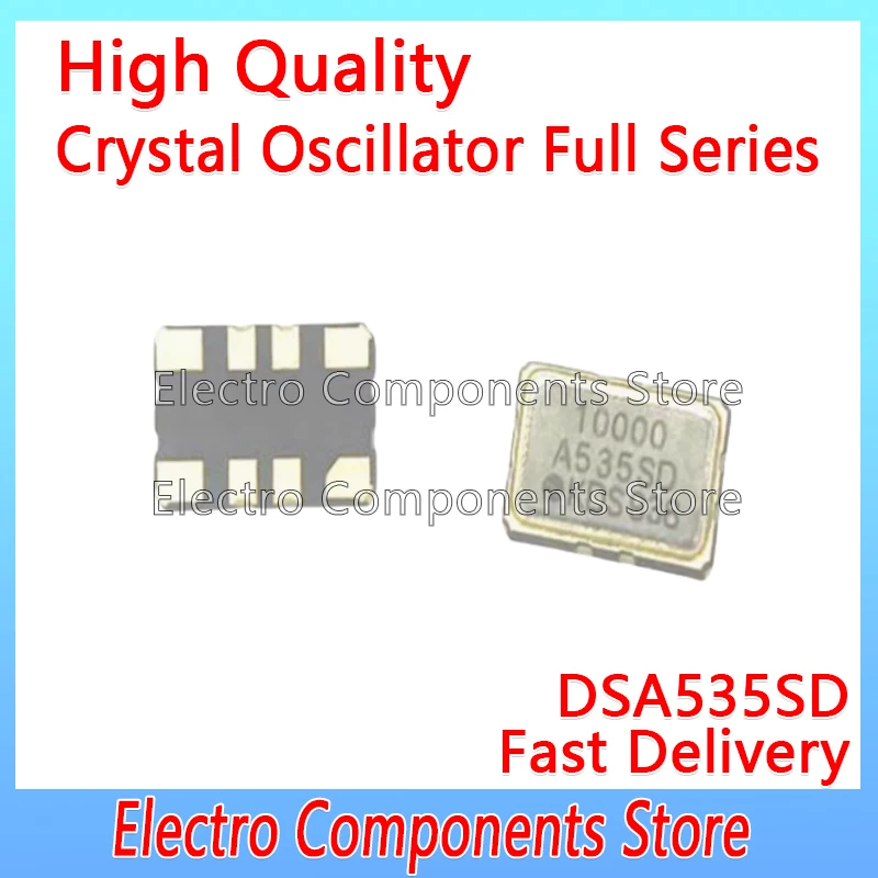 2PCS DSA535SD 10M 10MHZ 10.000MHZ VCTCXO 5032 5*3.2mm 1.8V-5.0V 8Pin SMD Temperature Compensated Crystal Oscillator VC-TCXO