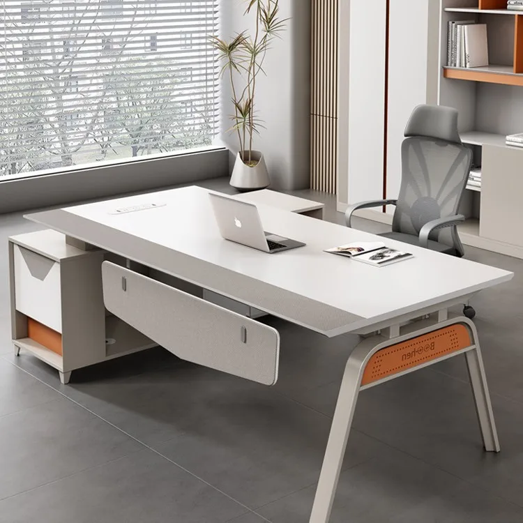 

Boss Light, роскошная офисная мебель для руководителя Senior Sense, современный простой стол начальника