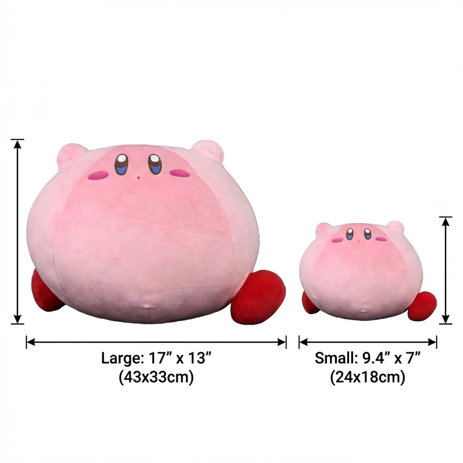 30cm-50cm Rabbit Ear Kirby Plush Toys Hug Pillow Grabbing Machine Doll Room Decoration Children's Toys Girl's Holiday Gift view 6