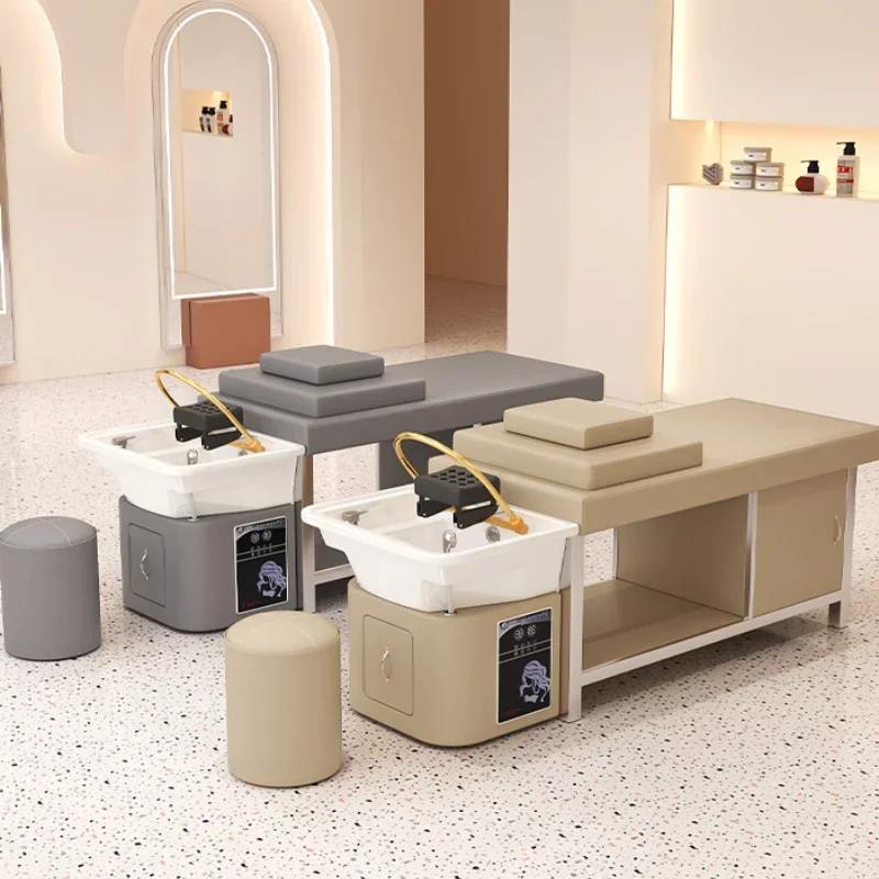 Plastic Shampoo Bowl Chair,Barber Backwash Chair, Hair Washing Station For Spa Beauty Salon