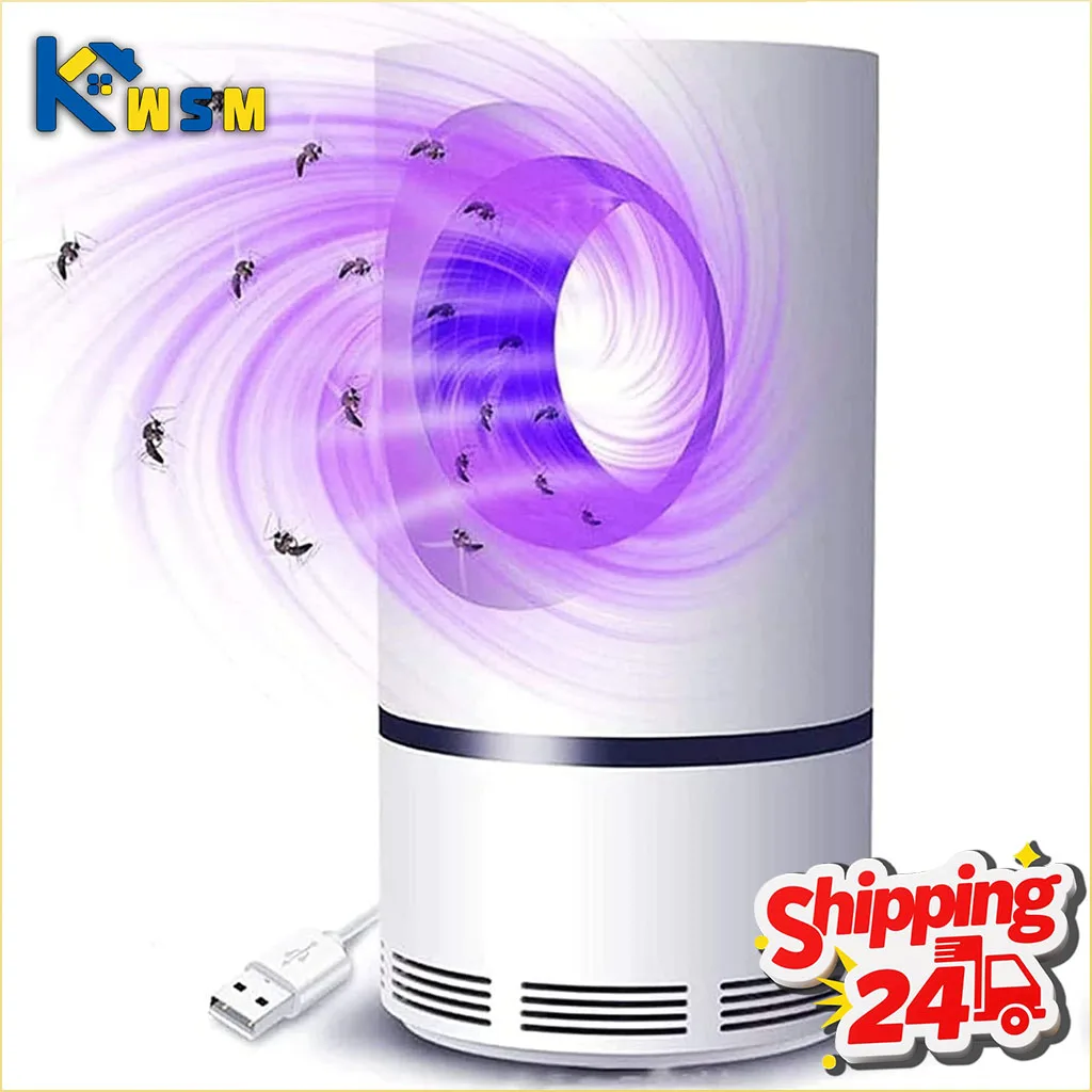 1-3PCS USB LED Photocatalytic Mosquito Killer Lamp for Home Indoor Bug Zapper Trap Effective Insect Control for Room Camping