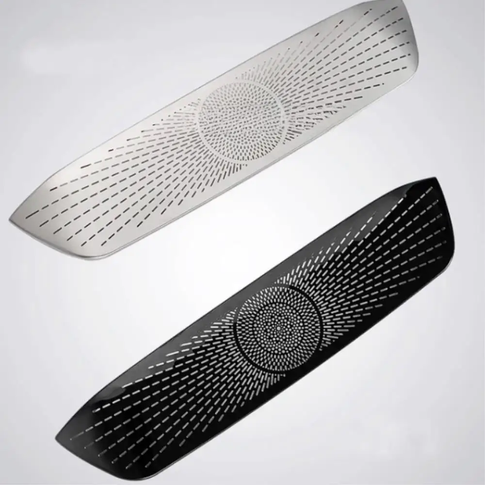 Car Upgrade For ZEEKR 7X 2025 Dashboard Center Air Outlet Protective Cover Stainless Steel Decor Cover Interior Modified - view 4