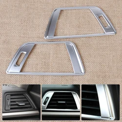 beler Silver Chrome Dashboard Side Air Vent Outlet Trim Cover Fit for BMW 3 4 Series F30 F31 F32 F34 F35 F36 2014 2015 2016