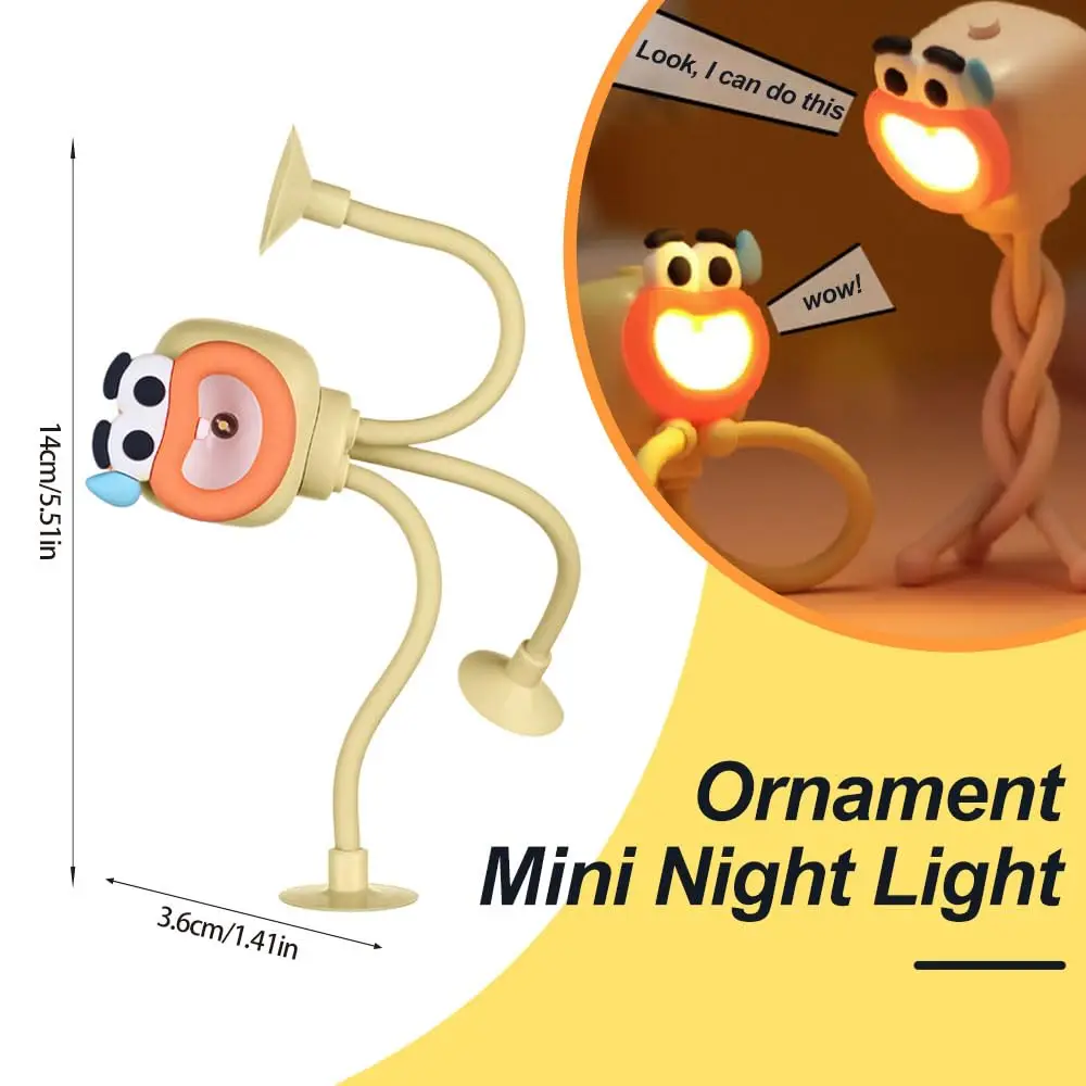 Changeable DIY Shape Funny Sportsman Night Light,Christmas Creative Gift Octopus Mini Night Light Can Be Used As Phone Stand