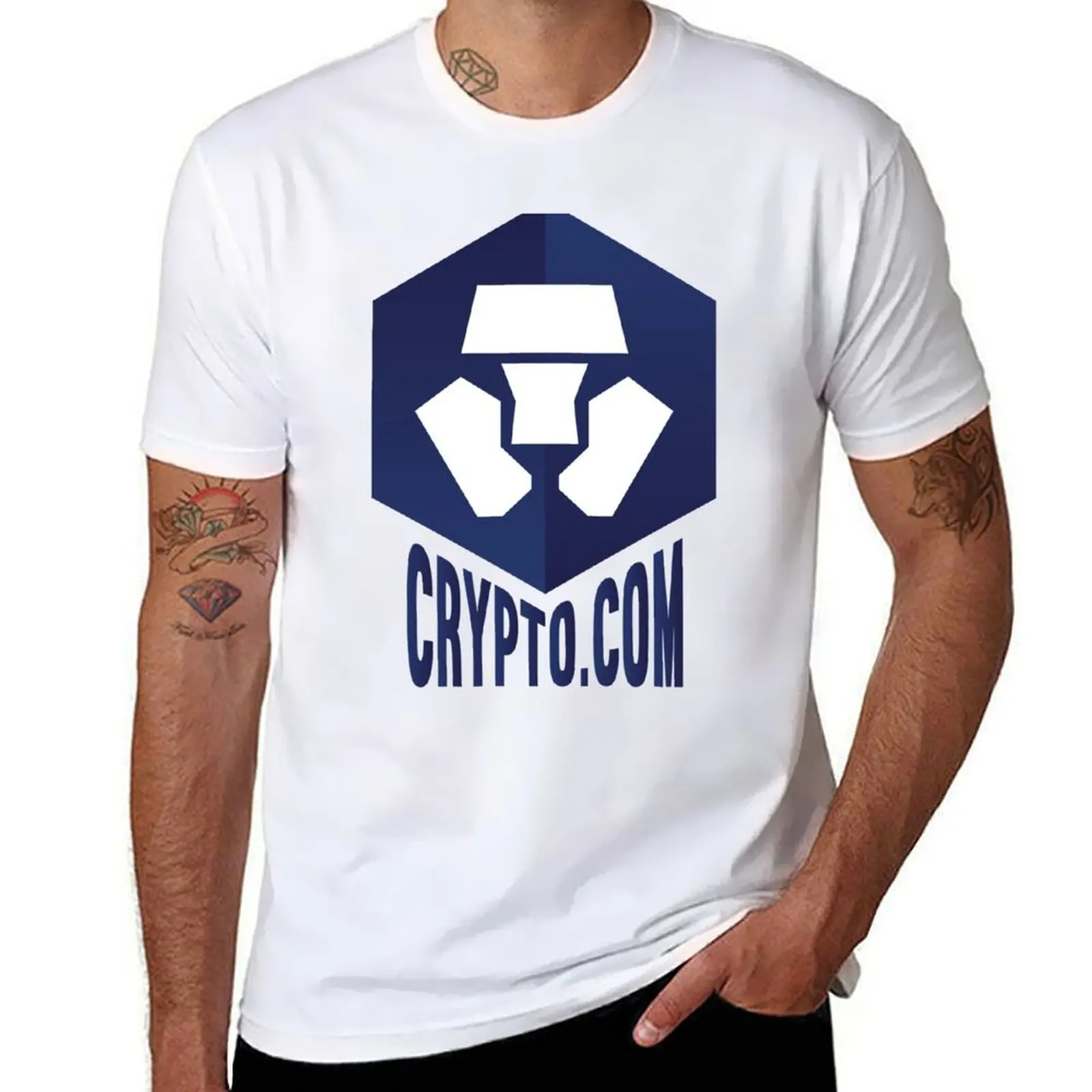 

CRO Token, CRYPTO.com Shirts T-Shirt cotton t shirt man graphic t shirts for man T-Shirt