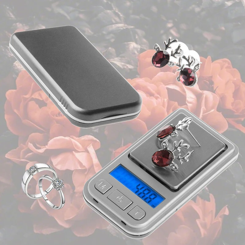 Digital Pocket Scale 100g 0.01g Mini Scale Jewelry Scale  Scale with LCD Back-Lit Display Tare Function High Accuray