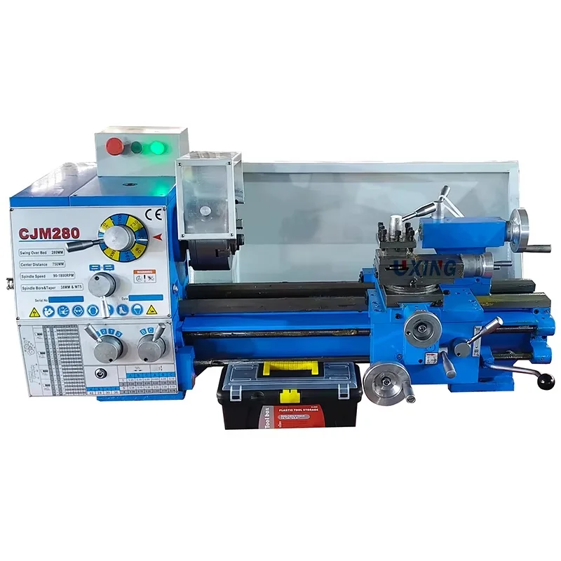 

Hot Sale CJM280 Bench Top Benchtop Metal Cutting Lathe Machine From China for Sale