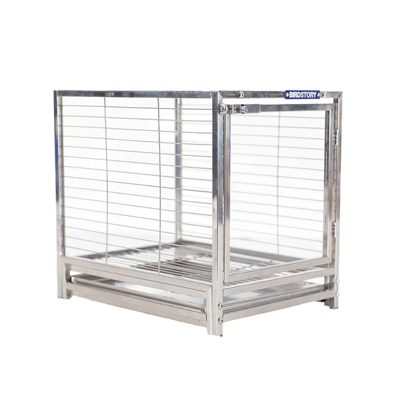 

Medium-sized stainless steel bird cage large space new portable interactive bird cage button breathable parrot cage solid