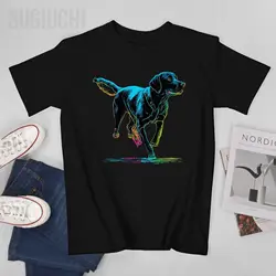 Men Black Lab Labrador Retriever Puppy Dog Mom Animal Tshirt Tees O-neck T Shirts Women Boys 100% Cotton Short T-Shirt Unisex