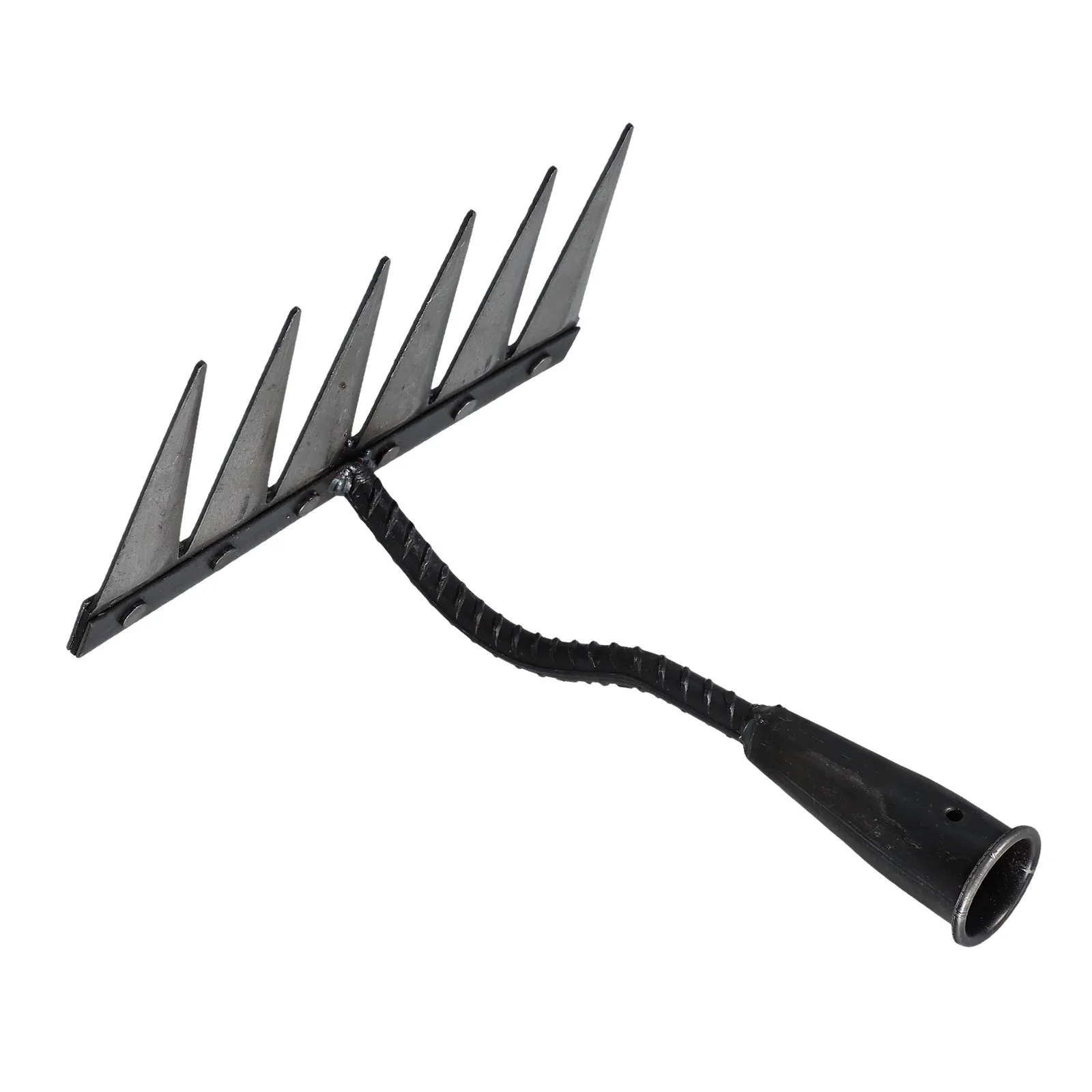 

Multi-Function Agricultural Rake Heavy Duty Carbon Steel Tool for Soil Leveling Weeding Clearing Garden Lawn Tasks