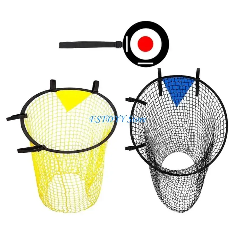 G6DE Training Football Goal Accuracy Practice Fiberglass Frame Polyester Net