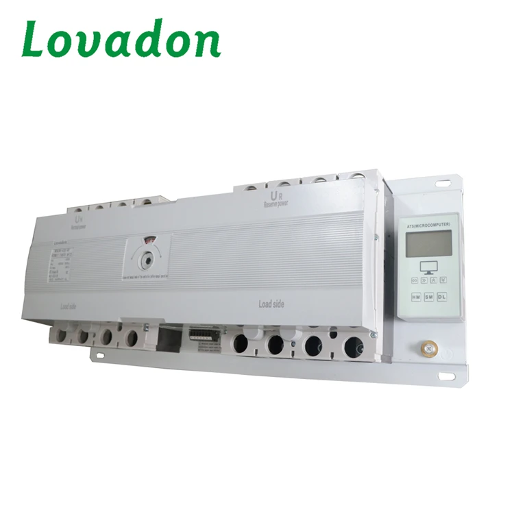 NDQ3 Intelligent 4P Automatic Transfer Switch (ATS) Dual Power CB Type With Automatic Changeover Feature