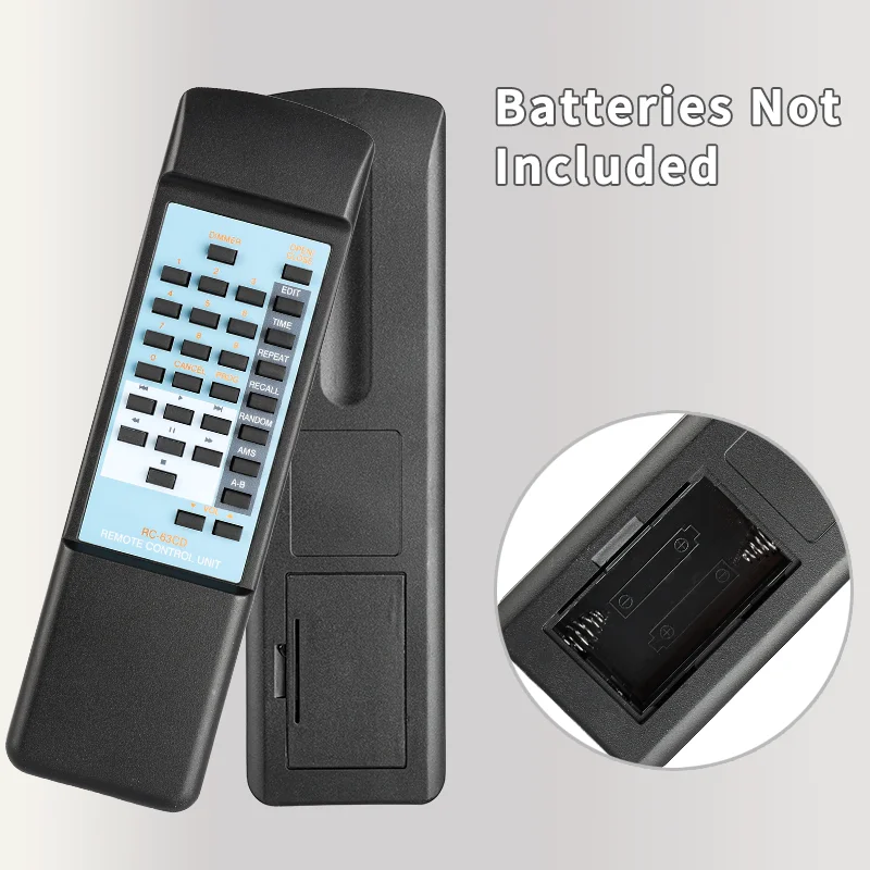 RC-63CD para reemplazo de Control remoto Philips Marantz, para reproductor de CD Philips Marantz CD-15 CD-40 CD-43 CD-53 CD-63 CD-67 CD-74