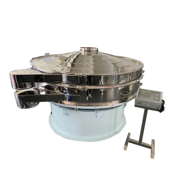 Ultrasonic Vibrating Screen Food Grade High-Precision Rotary Sifter Anti-Blinding Fine Powder Sieving Machine Multi-Layer High