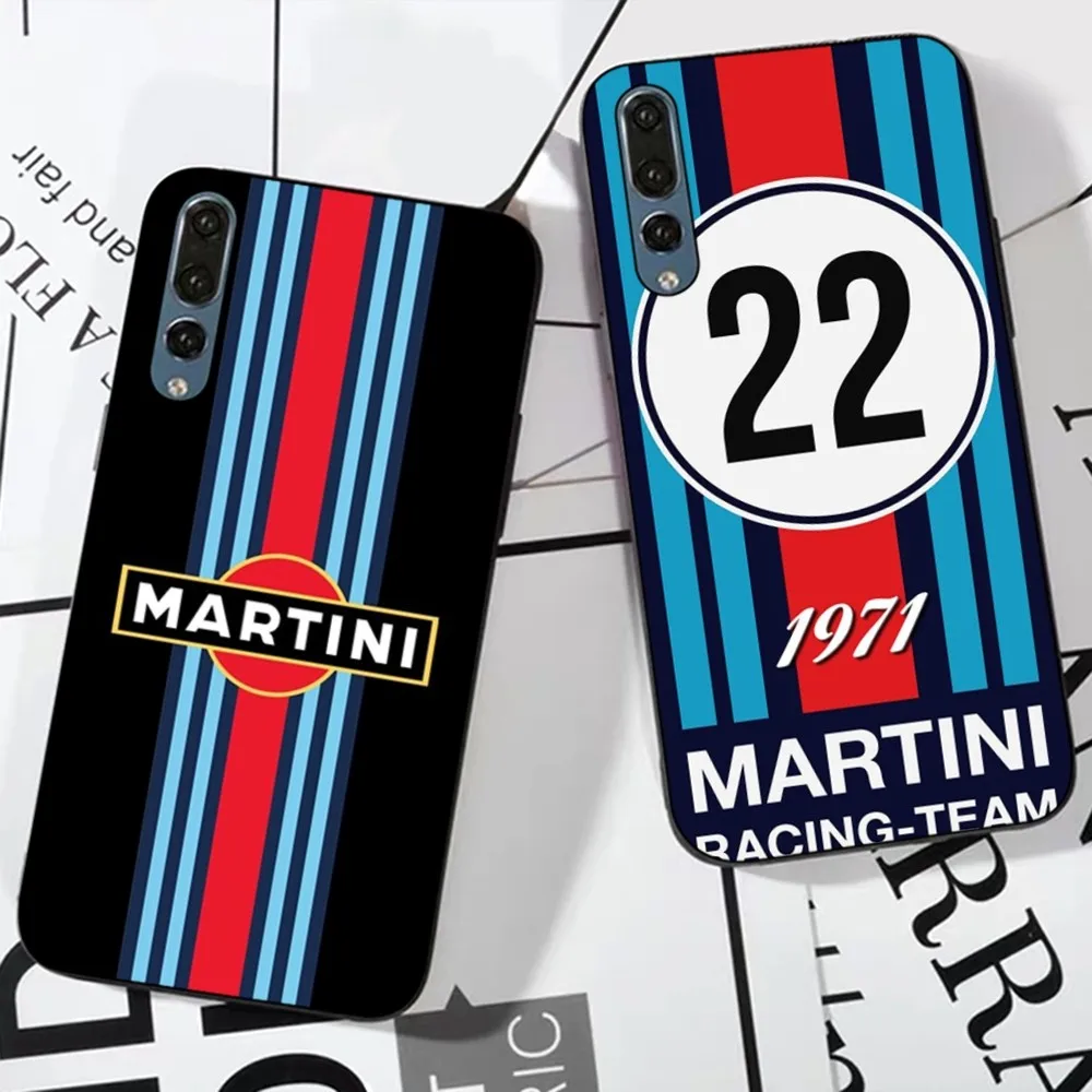 

Racing Martini Phone Case For Huawei P 8 9 10 20 30 40 50 Pro Lite Psmart Honor 10 Lite 70 Mate 20lite