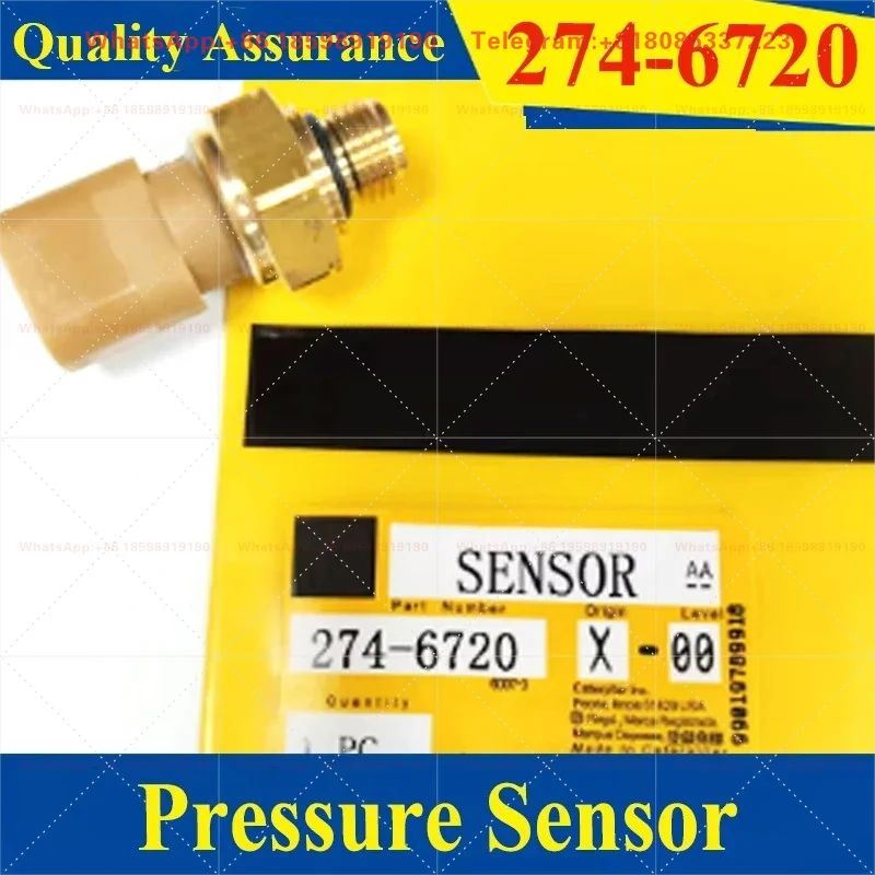 Oil Pressure Sensor 274-6720 2746720 Excavator Accessoires Excavator 320D 323D E320D E323D Sensor Switch