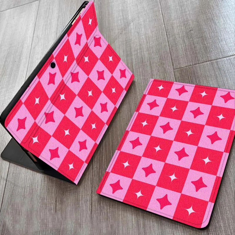

Checkered Woven Pattern Case For OPPO Realme Pad Air X 10.36 11 Inch Tablet