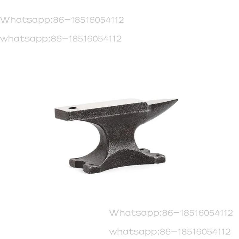 DIY Horn Anvil Alloy Steel Forming Work Surface Bench Tool Metal Beat Pad with Walnut Base for Gold and Silver Jewelry Making