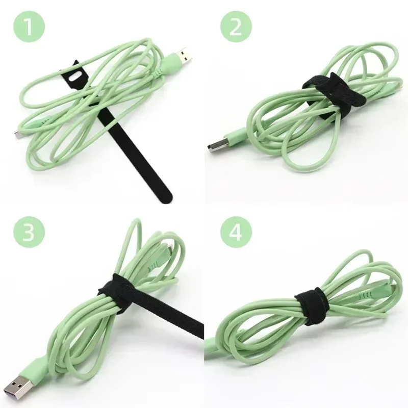 【Space-Saving】100Pcs Reusable Cable Ties,Multi Colored Plastic Reusable Cable Ties,12X180mm