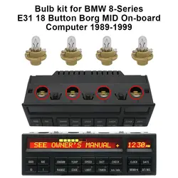 Bulb kit for BMW 8-Series E31 18 Button Borg MID On-board Computer