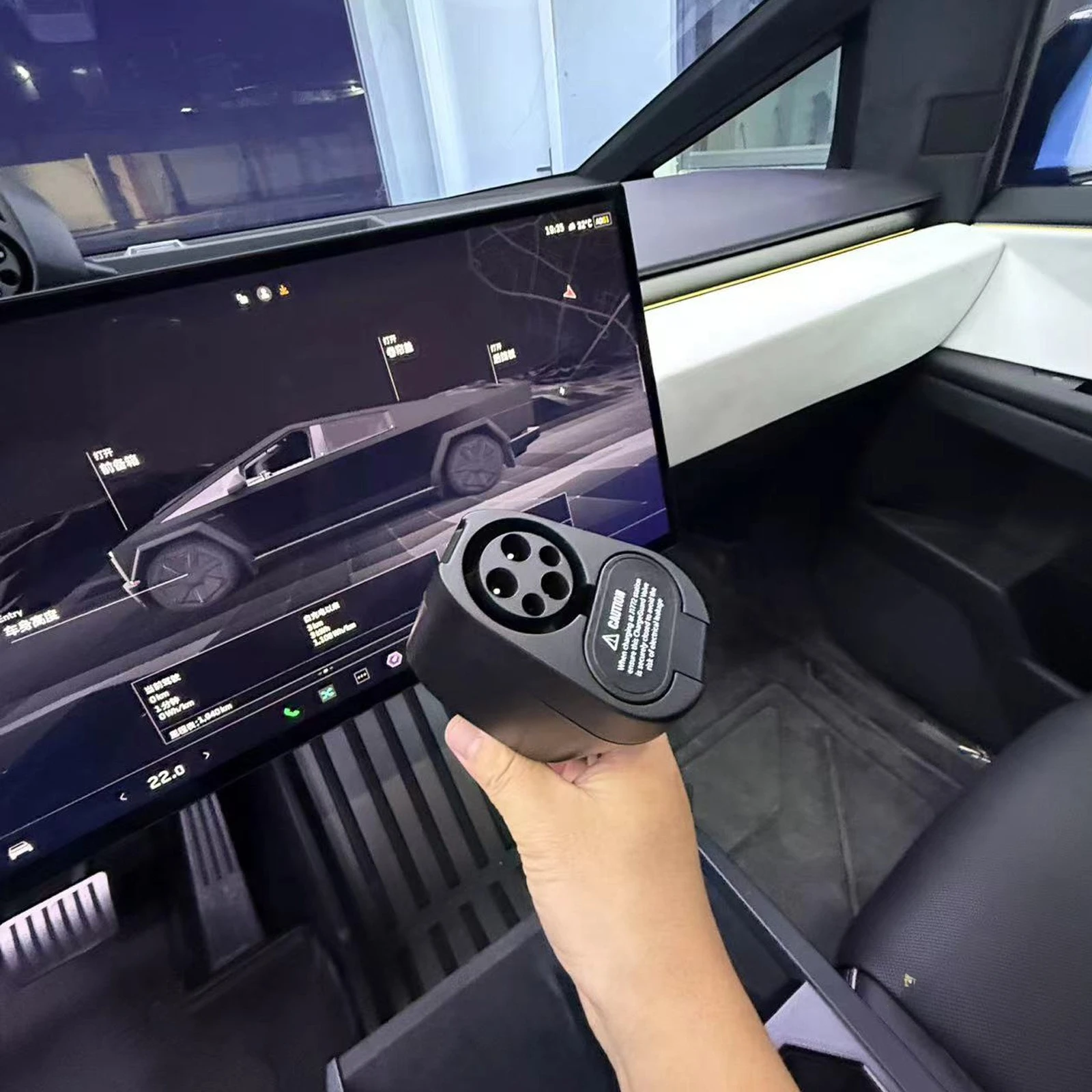 محول CCS1 & J1772-DC للشحن السريع الأمريكي مناسب لمحول محول التيار المتردد Tesla NACS