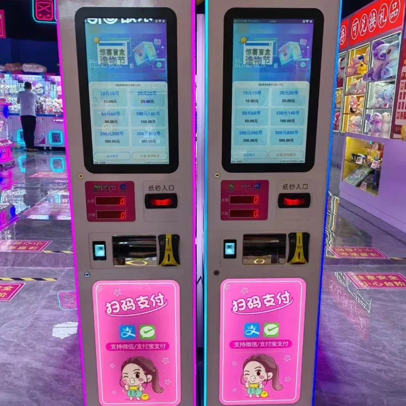 Máquina Expendedora de autoservicio, cambiador de monedas, centro de juegos