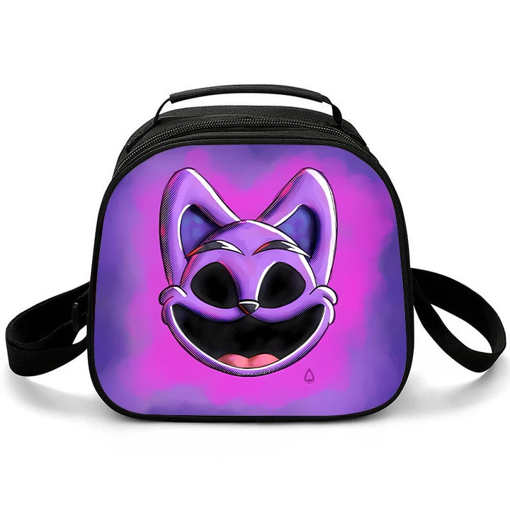 Smilings Critters Lunch Bag borse per il pranzo degli studenti primari borse a tracolla per il ghiaccio borsa per il pasto portatile monospalla