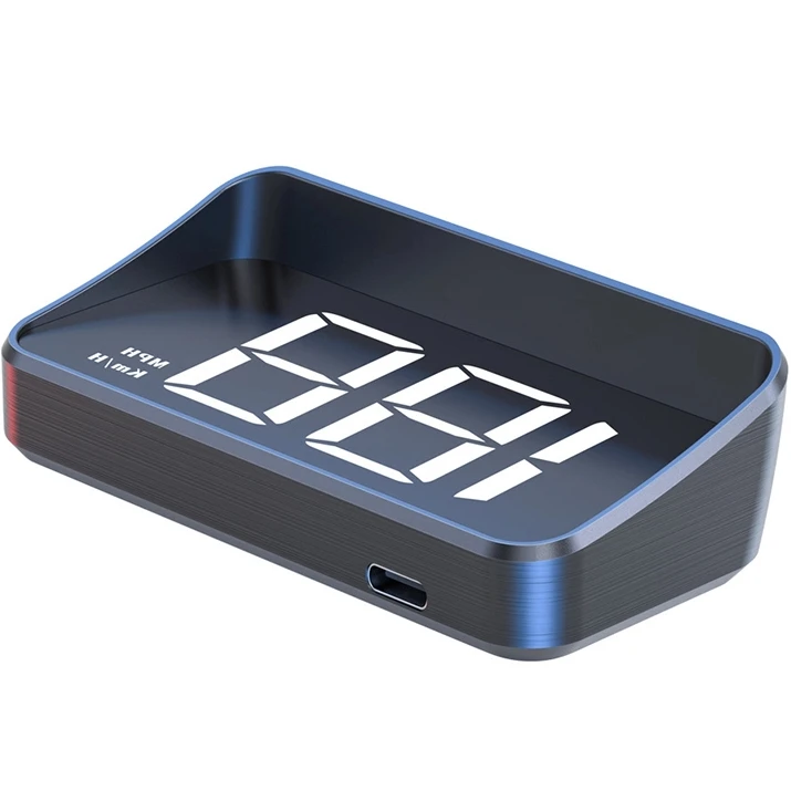 Car Speedometer HUD GPS Head Up Display Digital Speed Meter Windshield Projector For Vehicles Truck Auto Electronics Accessories
