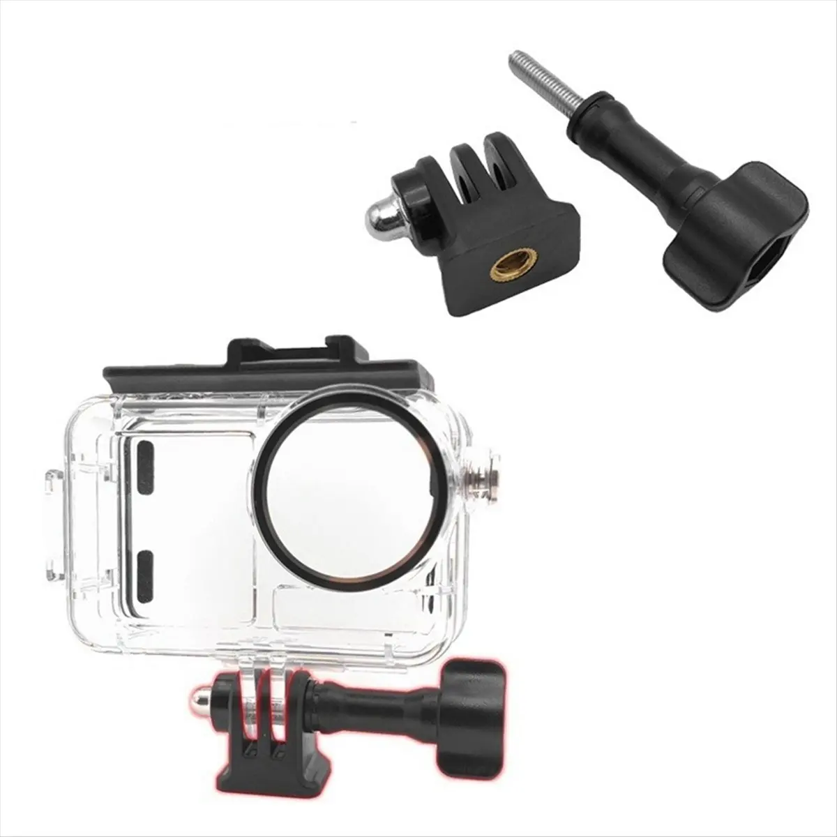 AT42 Tripod Selfie Stick Adapter 1/4 Copper Nut Camera Conversion Seat for , Sports Camera