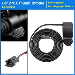 Electric Bike Thumb Throttle for 270X Throttles Finger Accelerator Waterproof Right Hand E-Bicycle Speed Controller Accessories