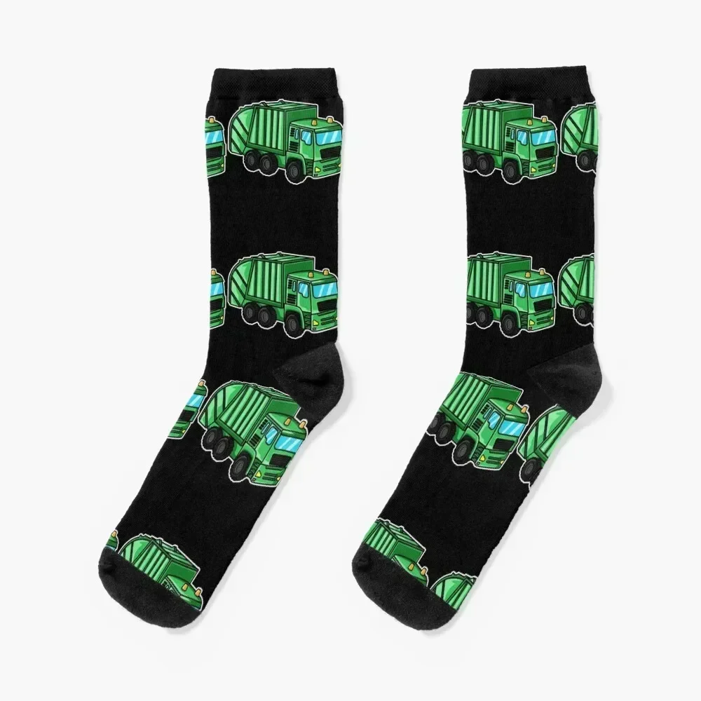 Garbage collection garbage truck gift idea children garbage man Socks floor christmas stocking new in's Socks Male Women's