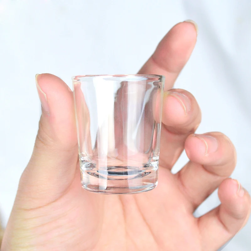 6pcs Set 26ml Chinese Style Transparent Small Wine Glass Baijiu Cup Household Spirits Vodka Glasses Set Gifts for Family Members