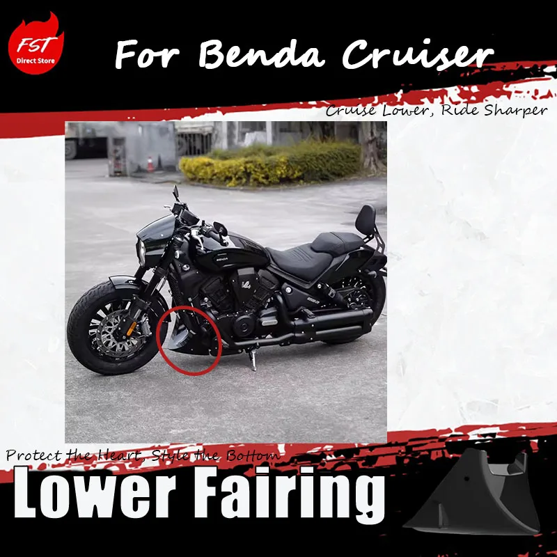 

For the Benda Cruiser Series, the modified diffuser cover,Stealth black lower fairing, complete your dark cruiser look