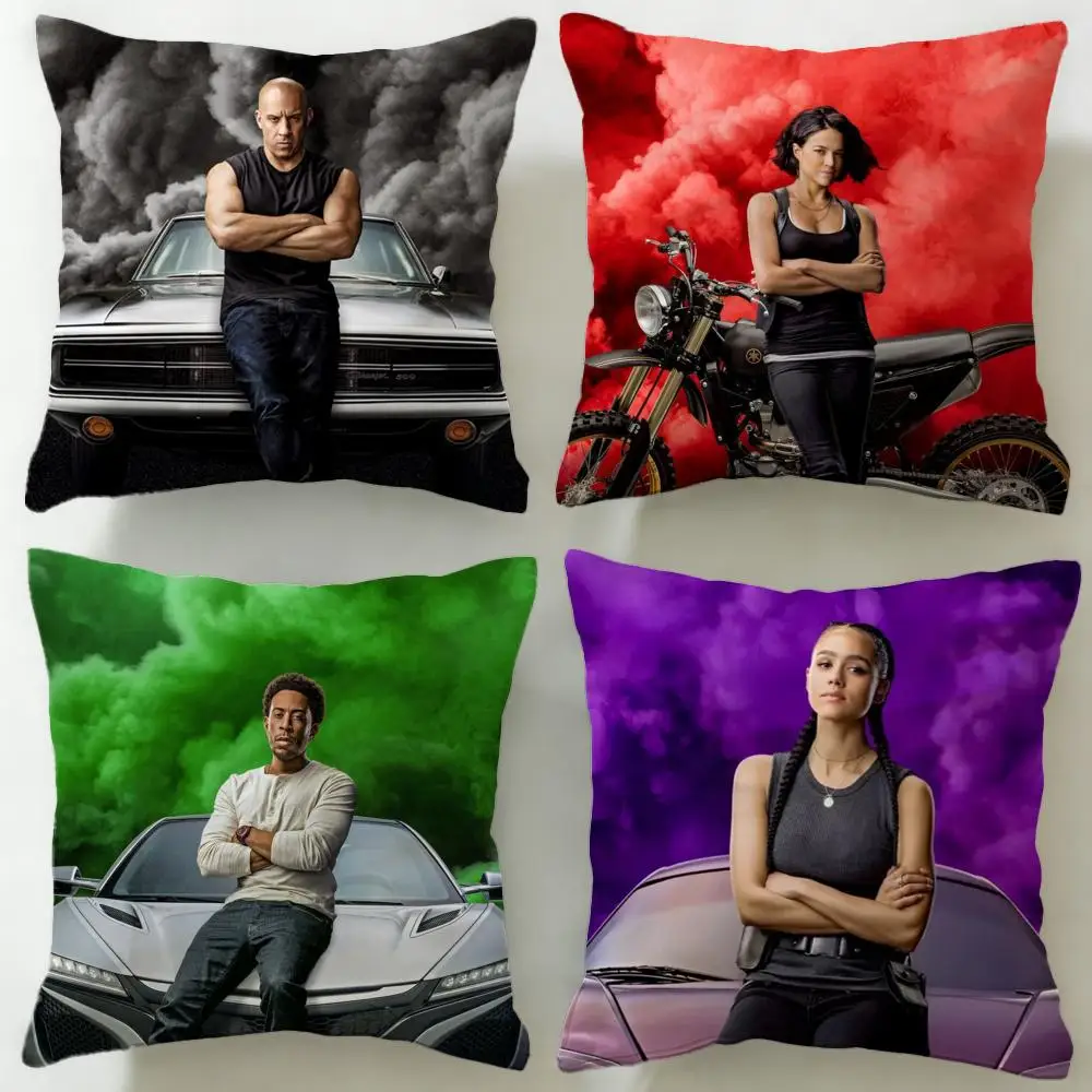 Filmreihe „The Fast The Furious“ Kissenbezug, weicher und leicht zu waschender Kissenbezug – vielseitig einsetzbar für Couch, Bett, Reisen und Büro