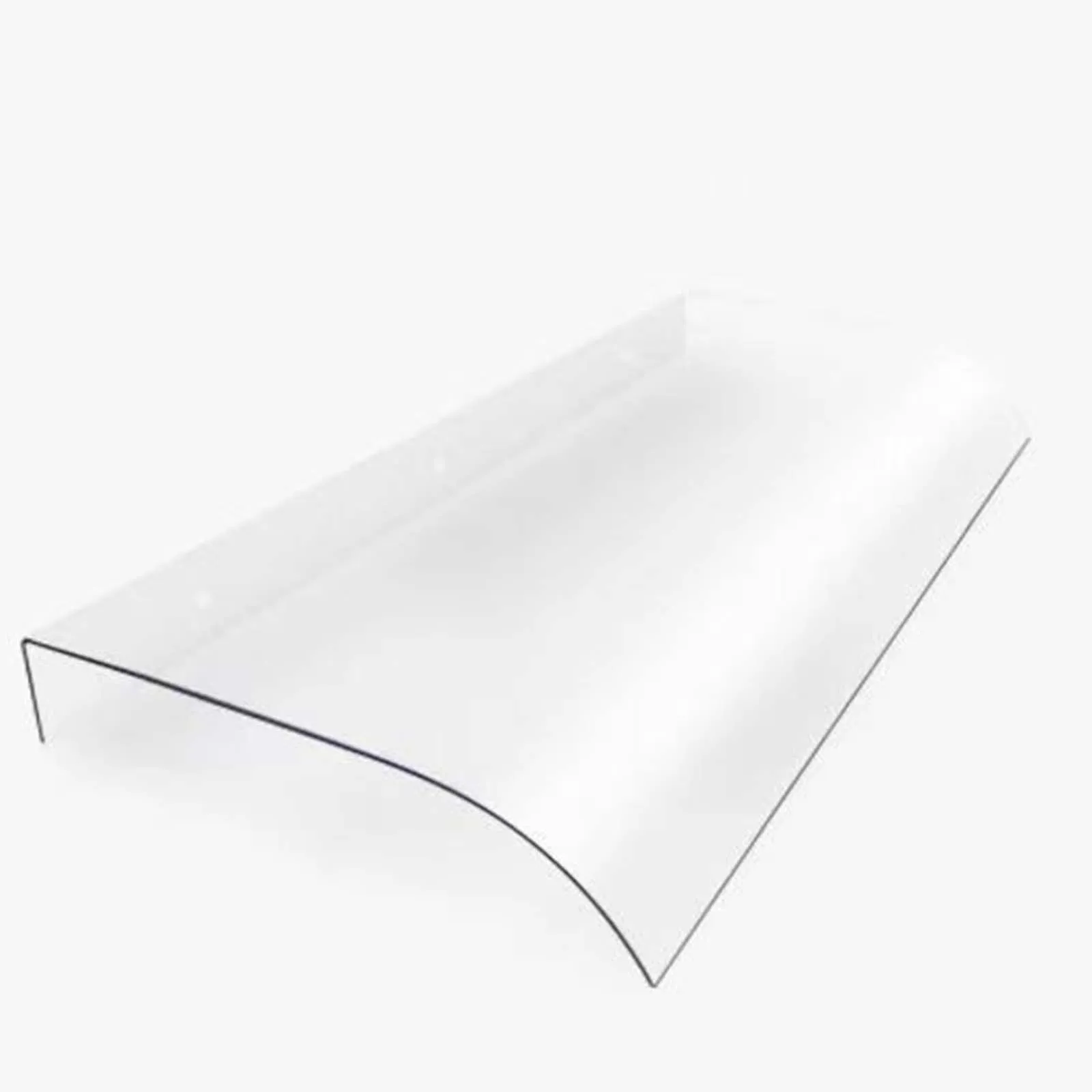Window Canopy PC Outdoor Porch Awning Sturdy with Screws Door Awning Shade Rain Snow Protection No Brackets Door Canopy