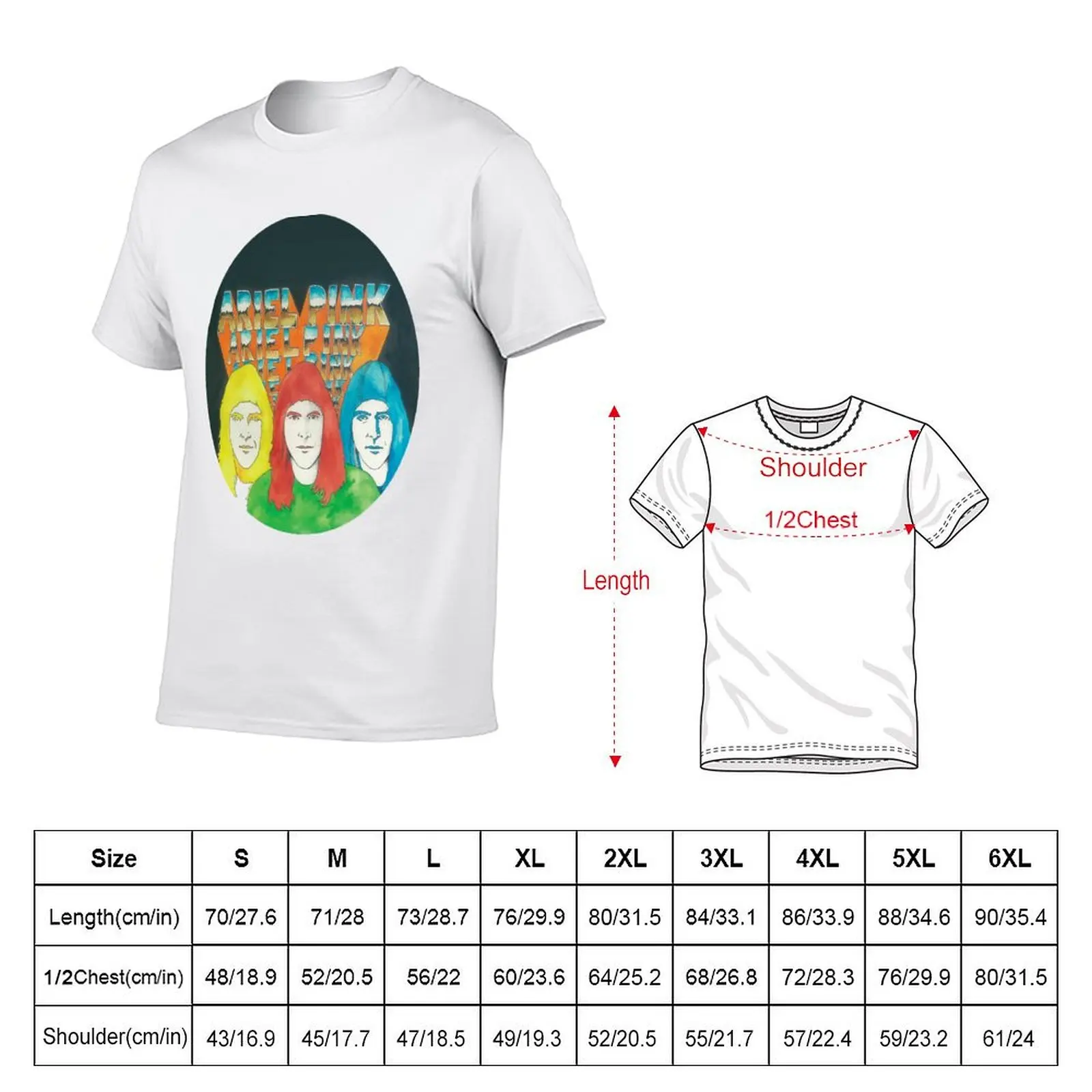 Ariel Pink T-Shirt High Elasticity Sports T-Shirt