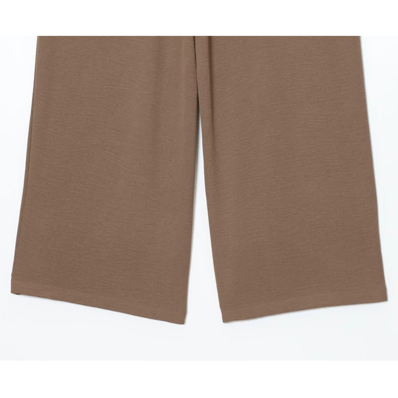 MUJER 2025 Damen-Hosen-Sets, hohe Taille, Baggy-Hosen-Sets für Frauen, 2-teilig, Sommer, lässiges Damen-Outfit, Langarm-Shirts für Damen