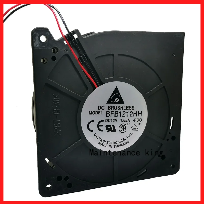 New Double Ball Bearing PWM Fan For Delta BFB12H 12V 1.65A Turbo Blower 12032 12CM Cooling Fans