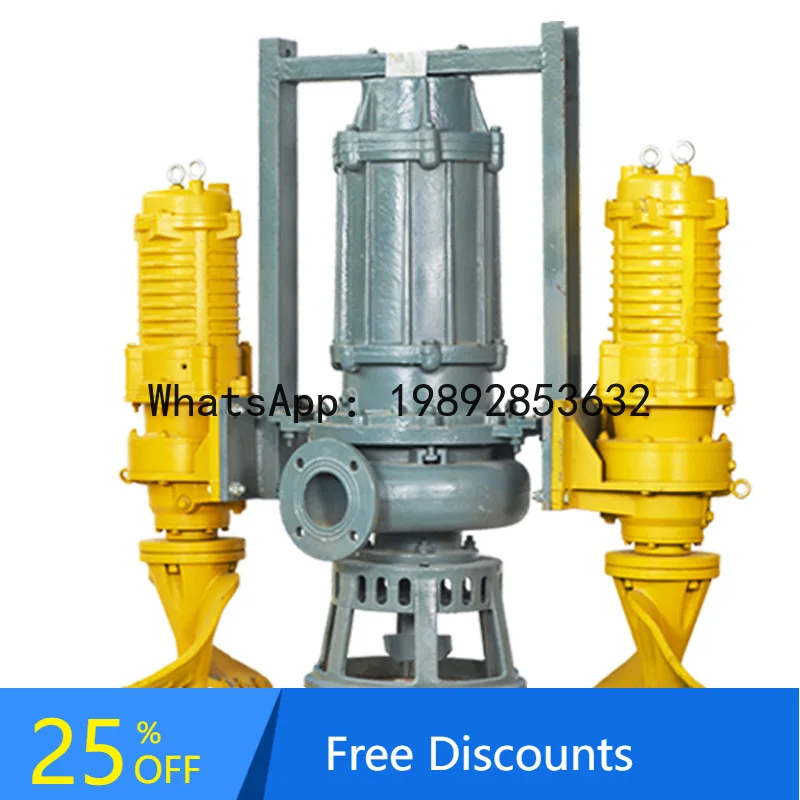 

CZ High Flow Submersible Slurry Pump Pond Dredging Mud Pump Sand Pump with Agitator for Marine Use