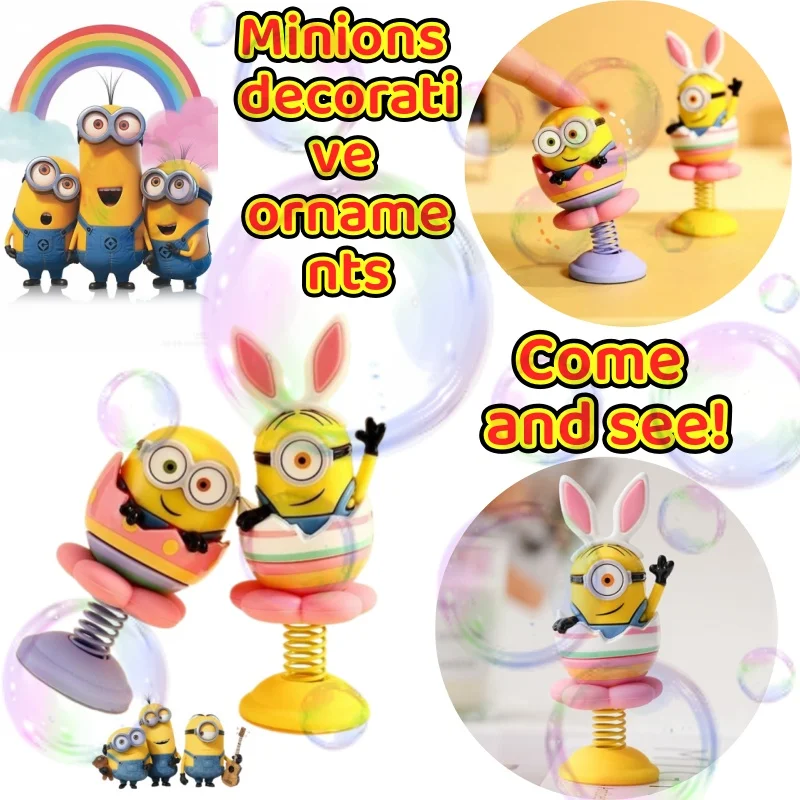 

Cute Minions Anime, Swinging Desktop Decorations, Decor Dolls, Toy Cars, Electric Car Decorations
