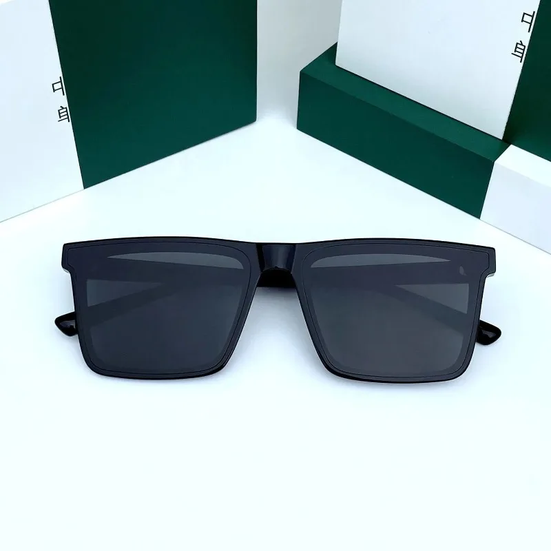 New Black Sunglasses Men's Driving Anti-UV Sun Glasses Women Square Frame Eyewear view 3