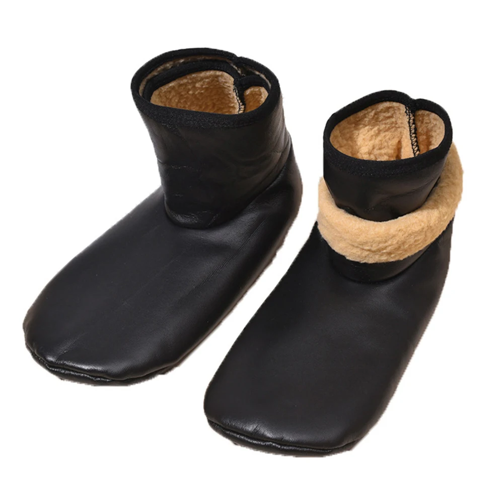 For Cold Weather Anti-Slip Rain Boots Thick Shoes Sock Not Easy To Deform Reinforced Toes Seamed Socks Stay Warm