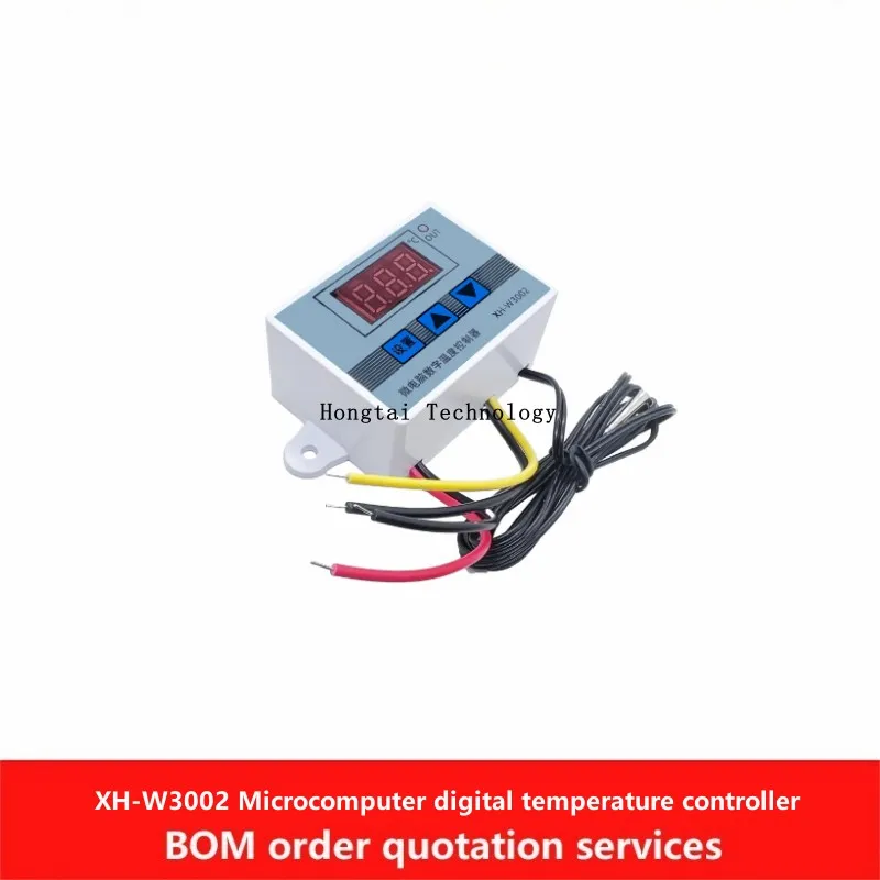 XH-W3002 10A 12V 24V 220V microcomputer digital thermostat control switch temperature controller digital display 0.1 precision