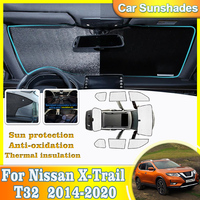 Auto Sun Visor For Nissan X Trail T32 Accesorios Rogue 2016 2017 2018 2013-2020 Sunshade Window Sunshades Sun Protection Covers
